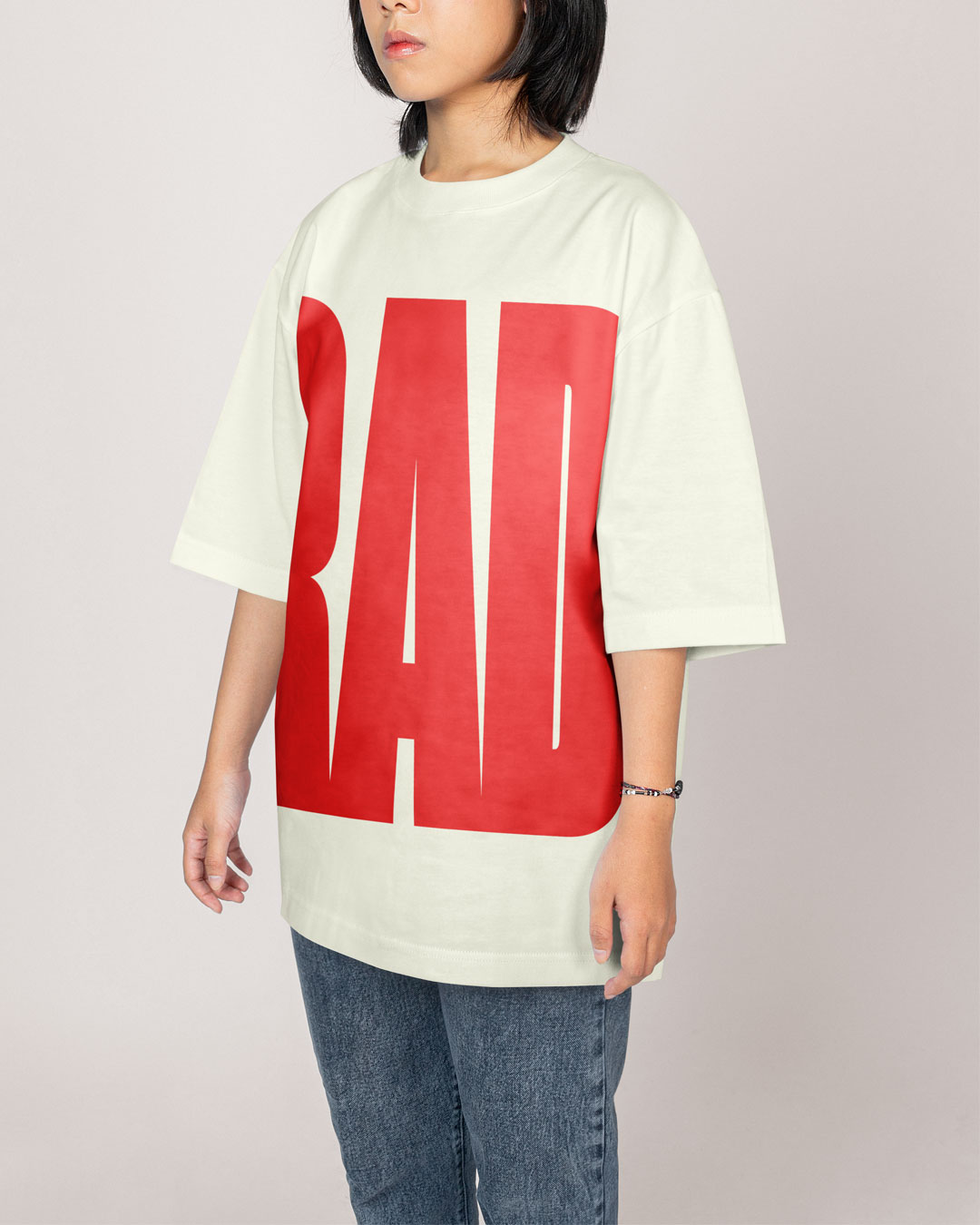 camiseta feminista oversized algodão premium ginna