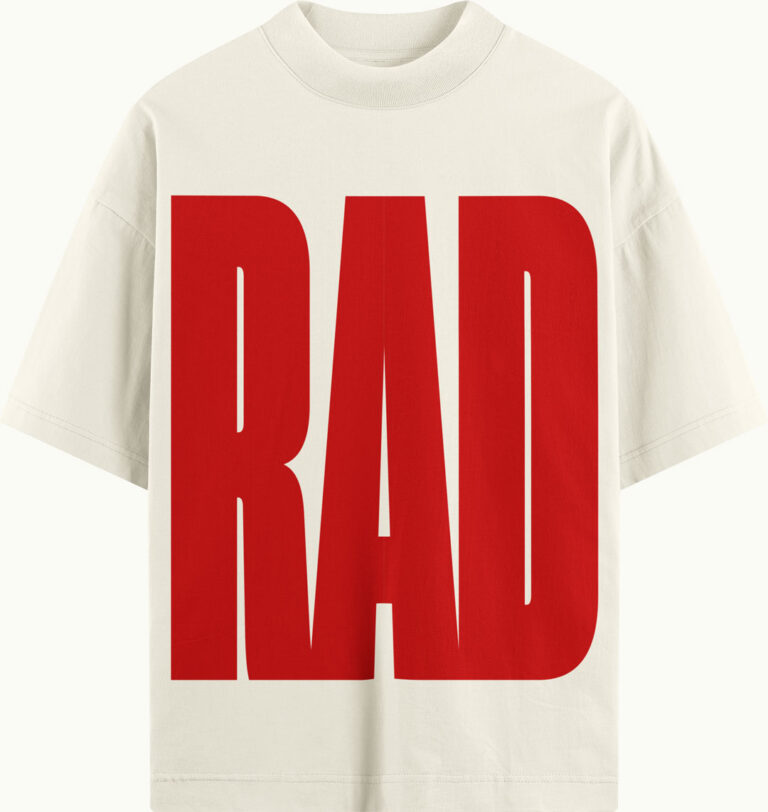 camiseta feminista rad oversized ginna